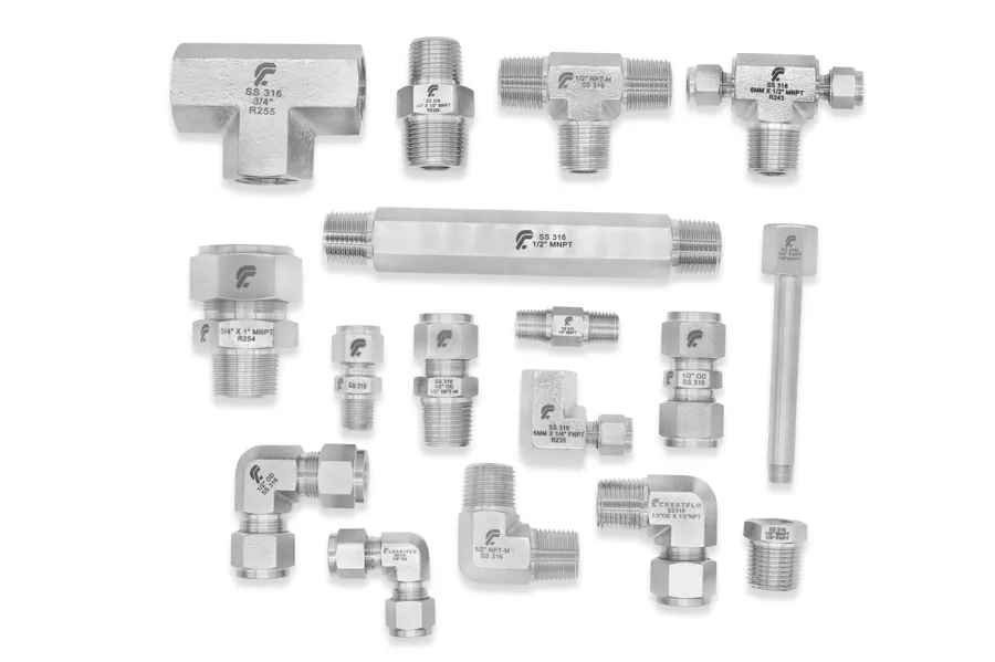 Hy-Lok® Tube Fitting & Valve Cross-Reference to Crestflo Equivalents