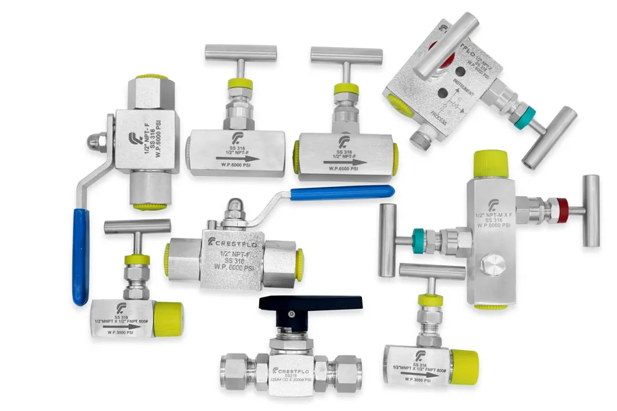 Tube Fitting Cross-Reference & Interchange, Crestflo Instrumentation Equivalents